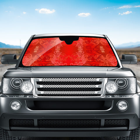 Image of Red Auto Sun Shades