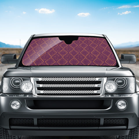 Image of Magenta Purple & Amberglow Auto Sun Shades