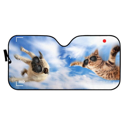 Image of Cat And Dog Auto Sun Shades