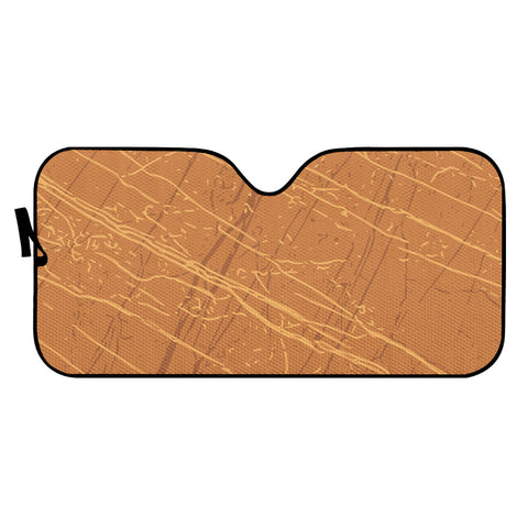 Image of Orange Ochre, Marigold & Rust Auto Sun Shades