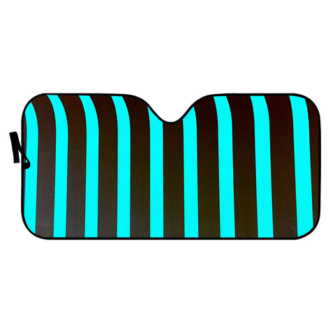 Image of Turquoise Waves Auto Sun Shades