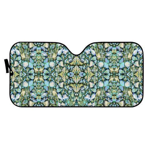 Image of Stones Ornament Mosaic Print Pattern Auto Sun Shades