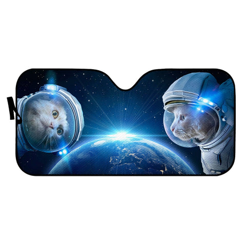 Image of Astronaut And Cat Auto Sun Shades