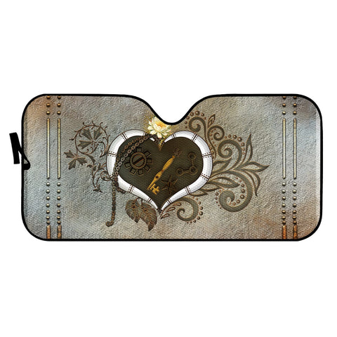 Image of Steampunk Heart Auto Sun Shades