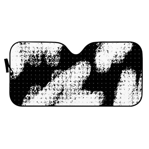 Image of Abstrait Taches Blanc/Noir Auto Sun Shades