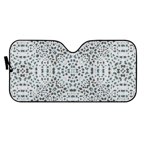 Image of Dots Motif Geometric Print Design Auto Sun Shades