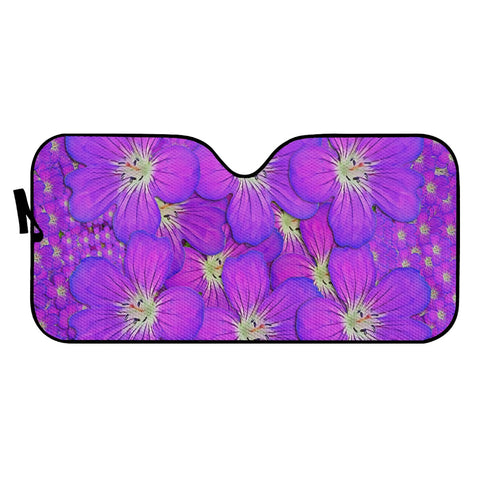 Image of Paradise Flowers In A Peaceful Environment Of Floral Freedom Auto Sun Shades