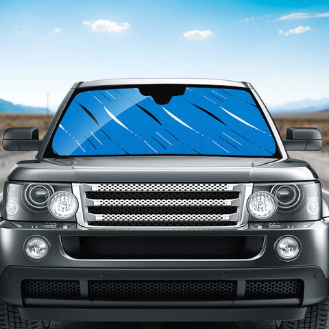 Image of Blue, Black & White #2 Auto Sun Shades