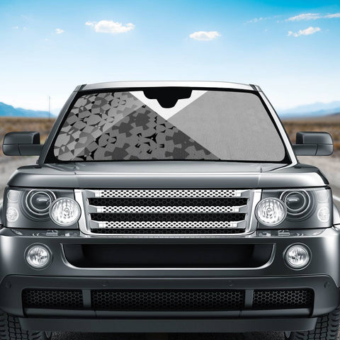 Image of Formes Trio Gris Triangles Auto Sun Shades