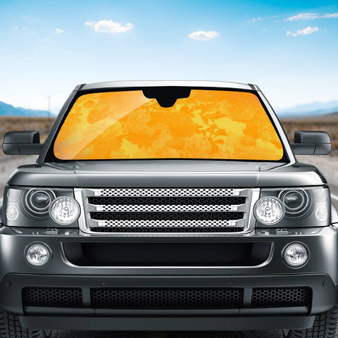 Image of Orange Auto Sun Shades