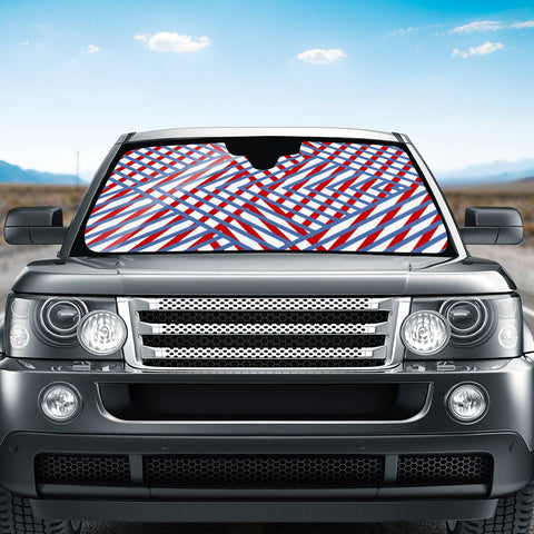 Image of Patriotic Line Auto Sun Shades