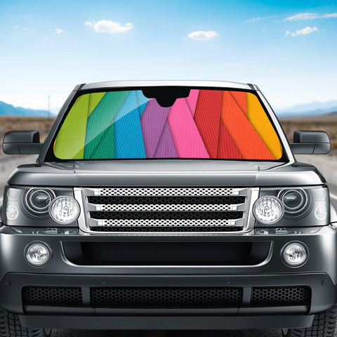 Image of Rainbow Slice Auto Sun Shades