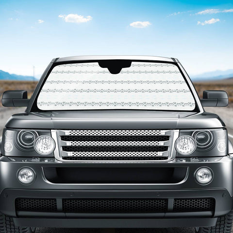 Image of White Auto Sun Shades