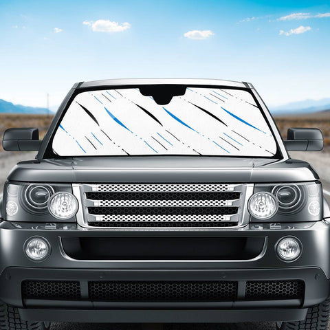 Image of Blue, Black & White #4 Auto Sun Shades