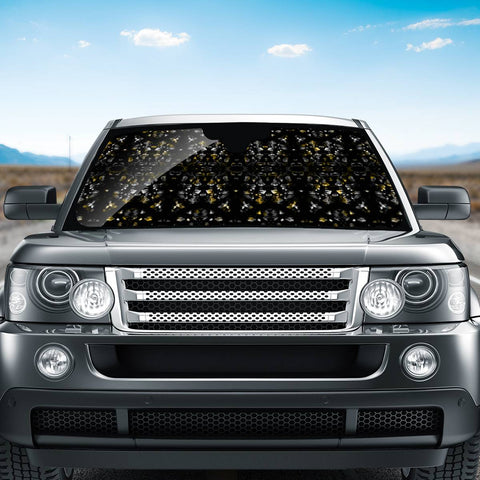 Image of Fancy Ethnic Print Auto Sun Shades