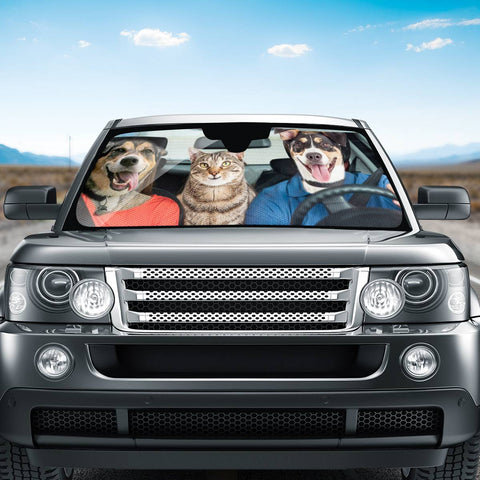 Image of Animals Driving Auto Sun Shades