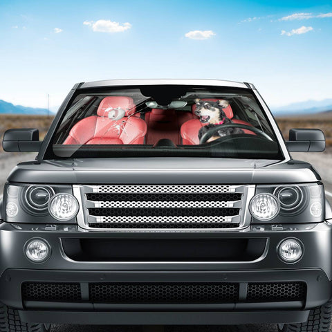 Image of Driving Dog Auto Sun Shades