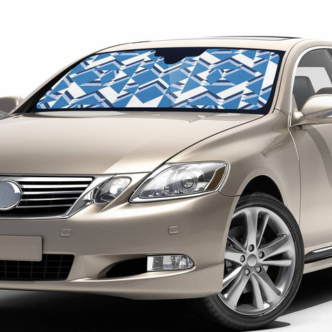 Image of Blue Electric Auto Sun Shades