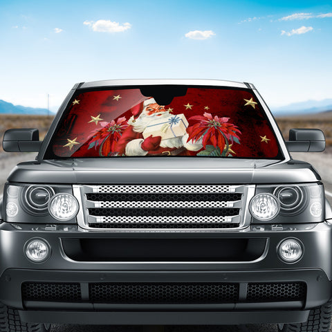 Image of Santa Claus With Gifts Auto Sun Shades