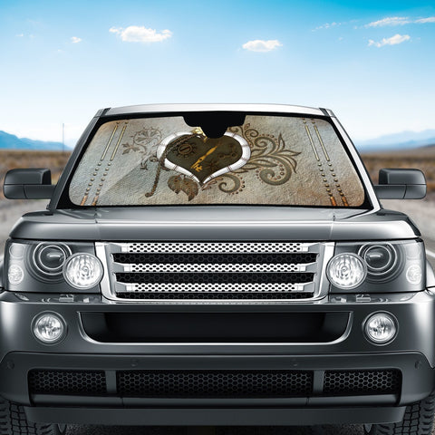 Image of Steampunk Heart Auto Sun Shades