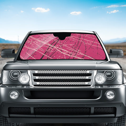 Image of Raspberry Sorbet, Meteorite & Pale Dogwood Auto Sun Shades