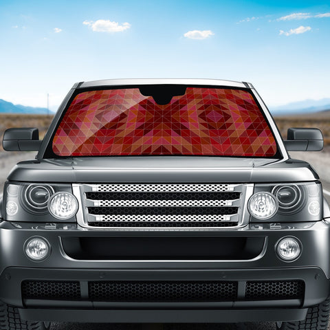 Image of Smooth Burgundy Auto Sun Shades