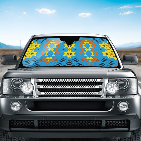 Image of Tribal Shapes Auto Sun Shades