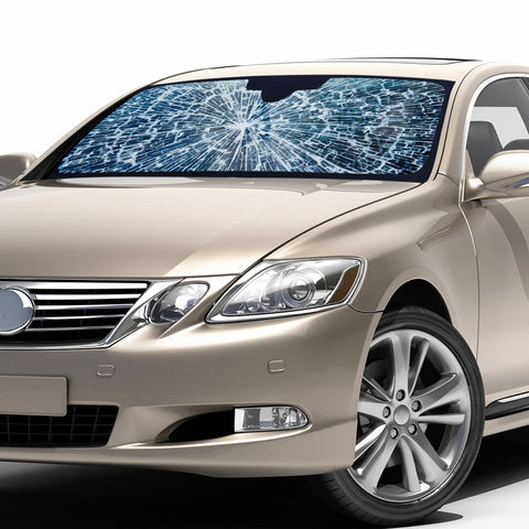 Image of Fragmented Glass Auto Sun Shades