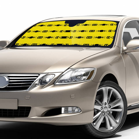 Image of Yellow Auto Sun Shades