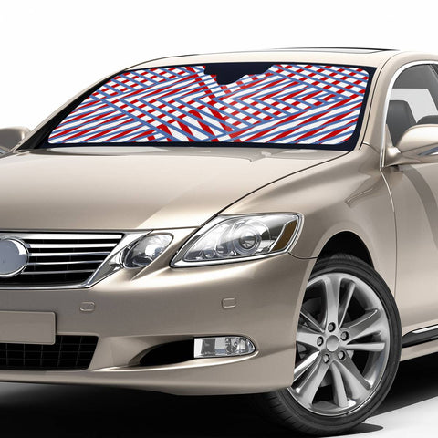 Image of Patriotic Line Auto Sun Shades