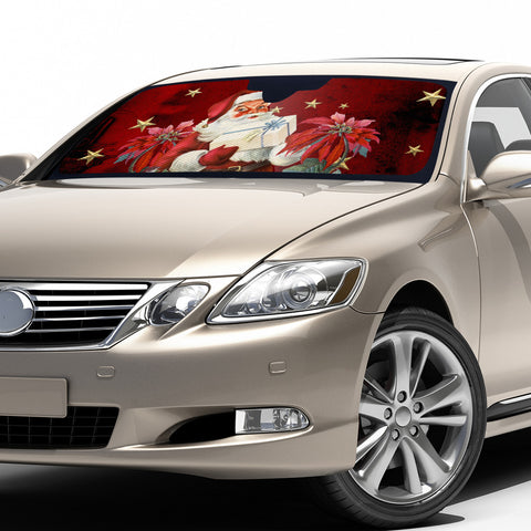 Image of Santa Claus With Gifts Auto Sun Shades