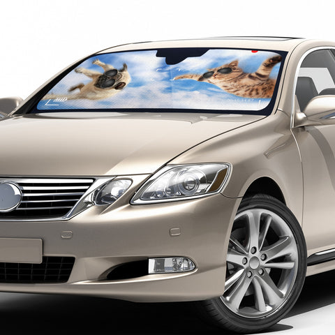 Image of Cat And Dog Auto Sun Shades