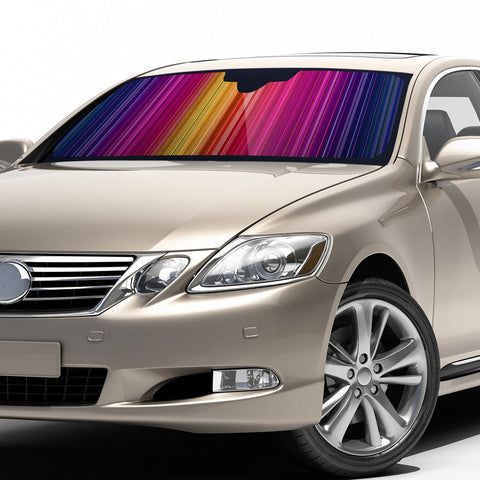 Image of Color Splice Auto Sun Shades