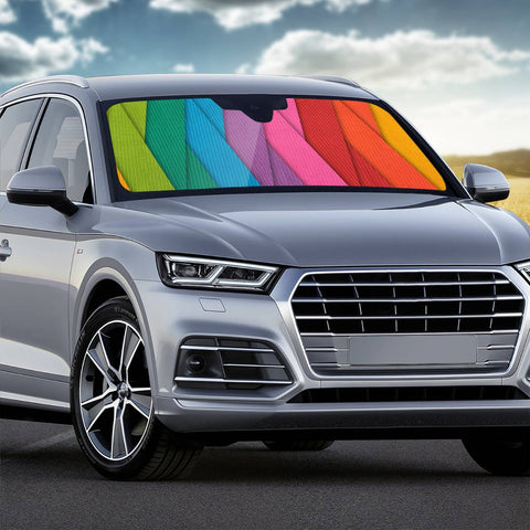 Image of Rainbow Slice Auto Sun Shades