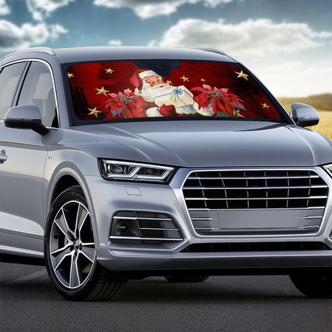 Image of Santa Claus With Gifts Auto Sun Shades