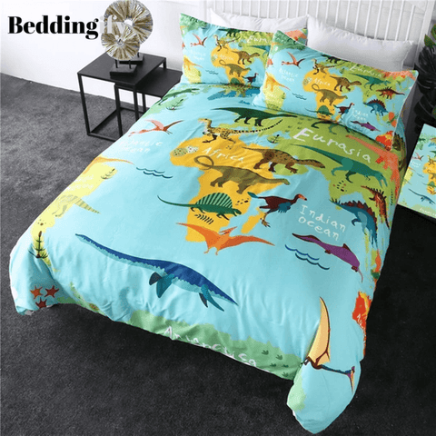 Image of Jurassic Dinosaur Bedding Set - Beddingify