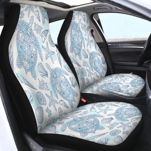 Blue Turtle SWQT1007 Car Seat Covers