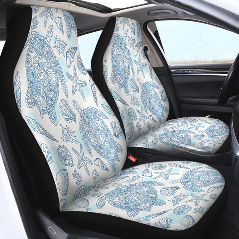 Image of Blue Turtle SWQT1007 Car Seat Covers
