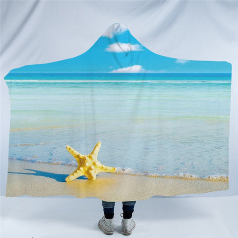 Image of Starfish Hooded Blanket