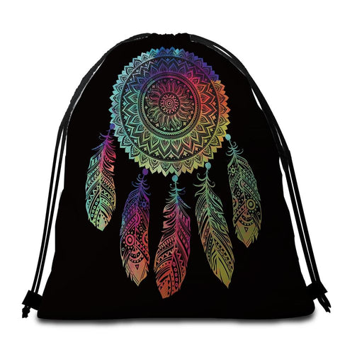 Image of The New Dreamland Beach Round Towel Set - Beddingify