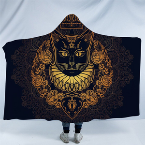 Feral Count Regal Style Hooded Blanket