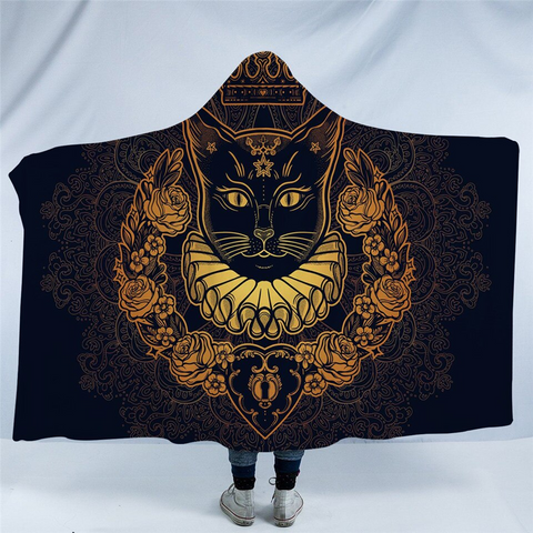 Image of Feral Count Regal Style Hooded Blanket