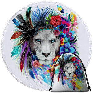 The Original Lion Vibes Round Towel Set - Beddingify