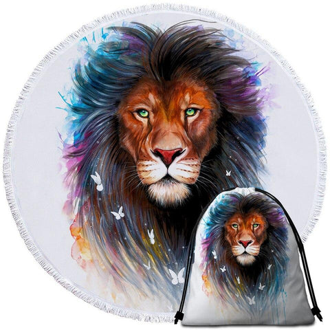 Image of The Original Lion Spirit Round Towel Set - Beddingify