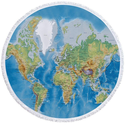 Image of The Seven Seas Round Towel Set - Beddingify