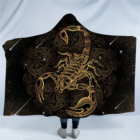 Image of Scorpico Galaxy Hooded Blanket