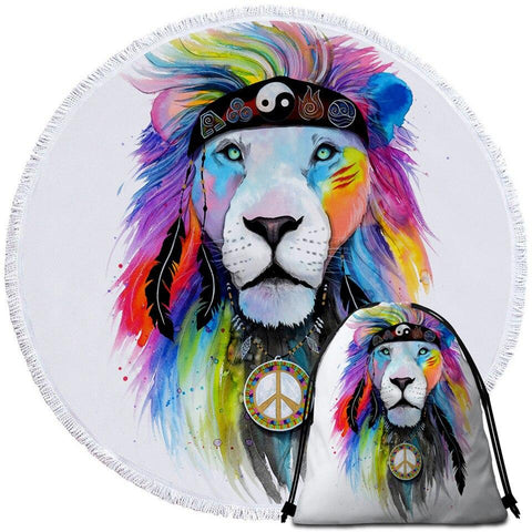 Image of King of the Tao Round Towel Set - Beddingify