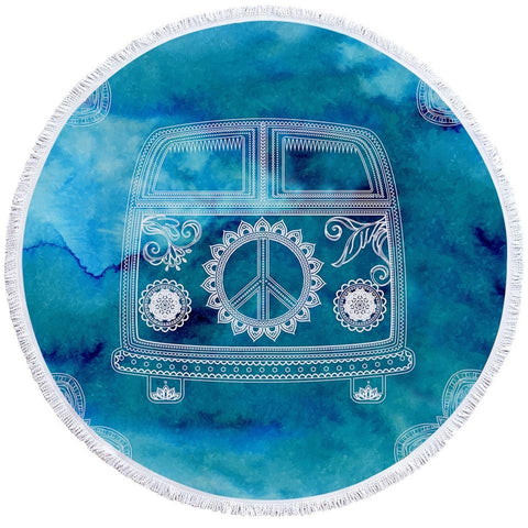 Image of The Cool Kombi Round Towel Set - Beddingify