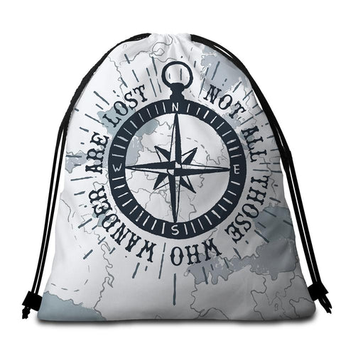 Image of The Ocean Wanderer Round Towel Set - Beddingify