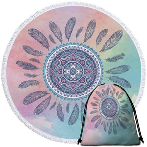 Kuta Beach Round Towel Set - Beddingify